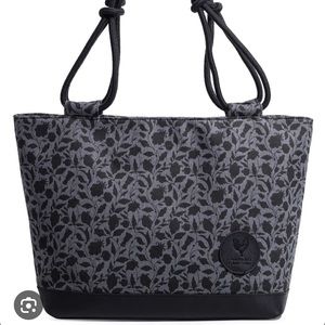 Farmhouse is My Style “Silhouette” Luxe Canvas and Leather Handbag